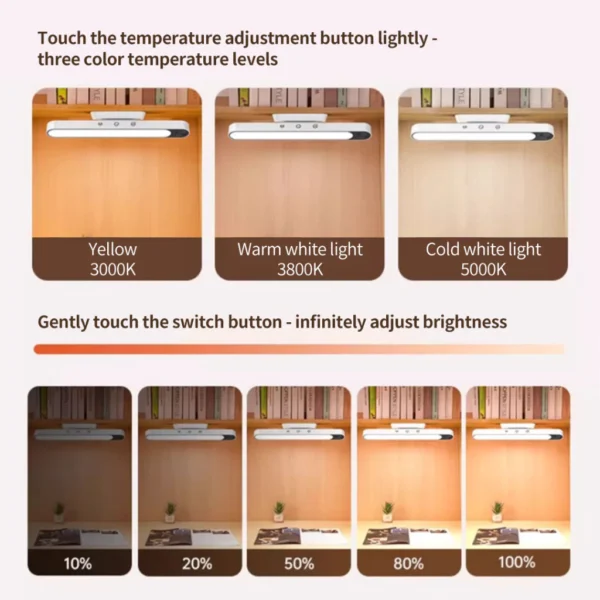 X9 Smart Sensor Rechargeable Desk Lamp