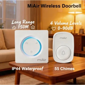 MiAir Wireless Doorbell 150M
