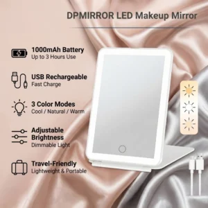 Portable LED Makeup Mirror