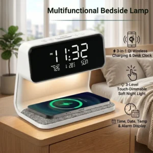 Multifunction Bedside Night Lamp